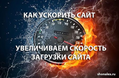 Скорость загрузки сайта