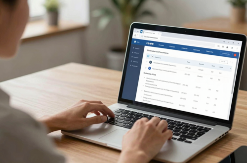 CRM для малого бизнеса — выбор системы, предприниматель за ноутбуком