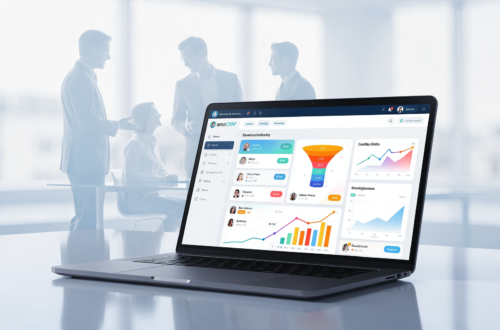 amoCRM для бизнеса — обложка статьи о CRM системе